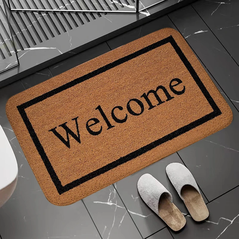 

Home Welcome Pattern Carpets Bathroom Floor Mat Bedroom Kitchen Carpet Balcony Hallway Entrance Door Mat Prayer Rug Bath Doormat