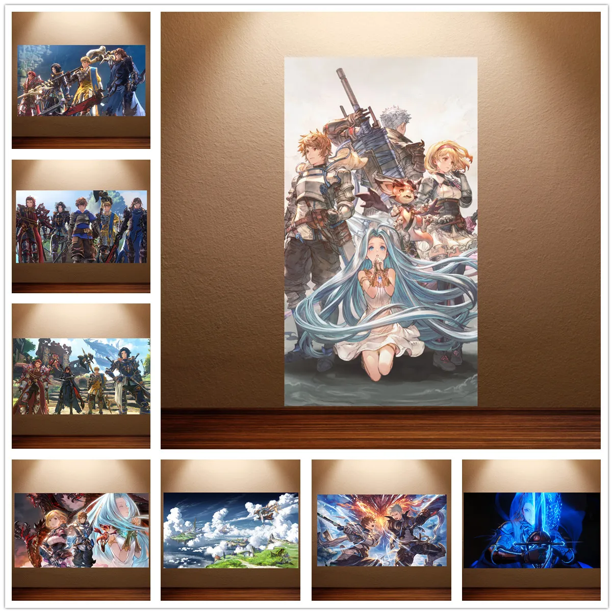 Волшебный постер Granblue Fantasy Relink гранблу фантастический аниме игровые плакаты