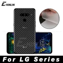 5pcs 3D Carbon Fiber Back Cover Screen Protector Film For LG G8X V50S ThinQ G6 Plus V50 5G V40 V30 V30S V20 Not Glass