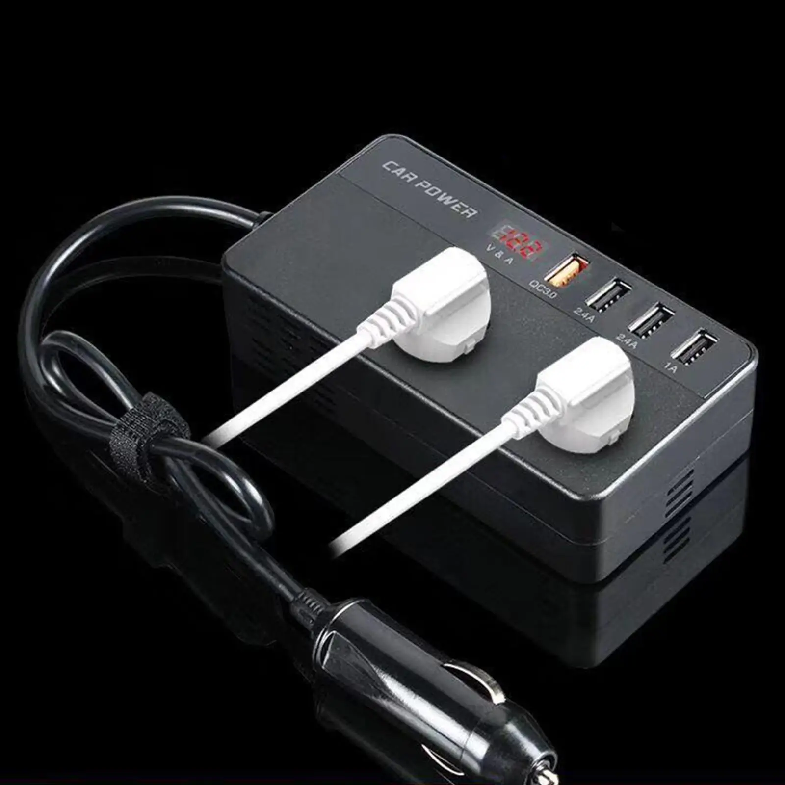 

Lightweight Stable Car Automobile Power Inverter Charger Cigarette Lighter Outdoor Power Supply