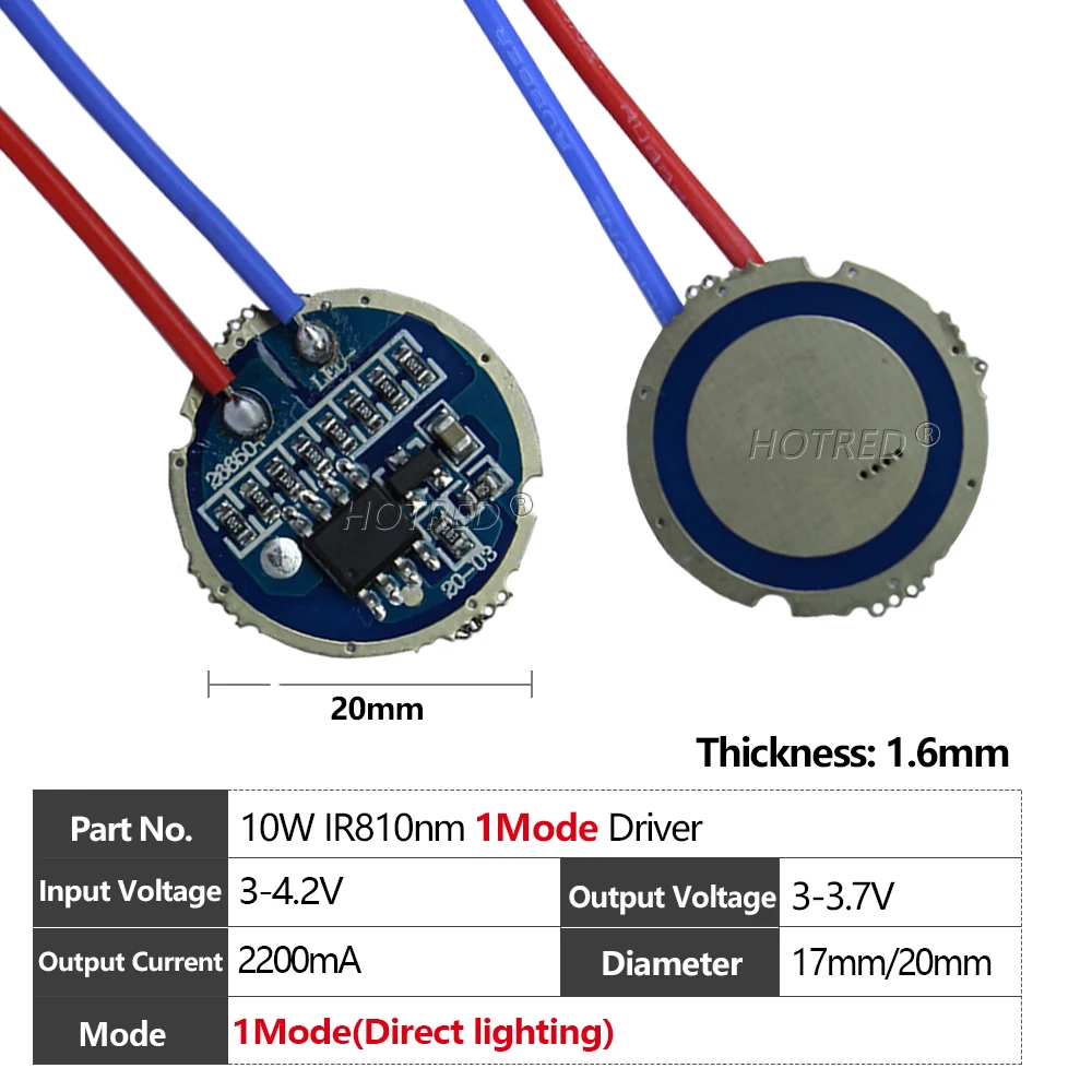 

10 Вт светодиодный чип высокой мощности ИК-инфракрасный 810 нм 12 Вт 3535 4 чипа 1,5 В 3 В 6 В диод из бисера 700/1400/2800 мА для лазера безопасности ночного видения