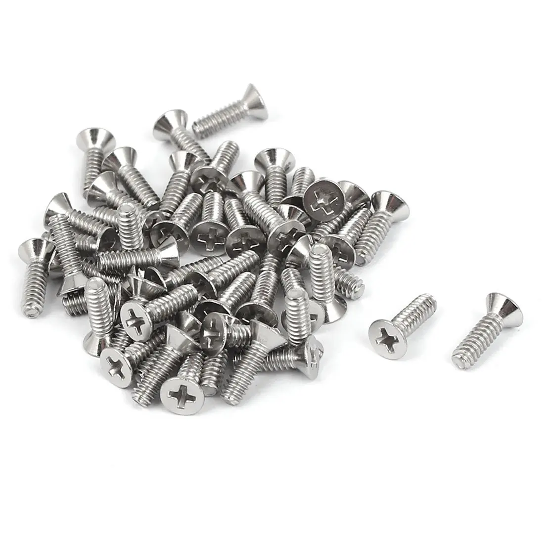 

Keszoox A15123100ux0350 4#-40x3/8inch Phillips Flat Countersunk Head Screws (Pack of 50)
