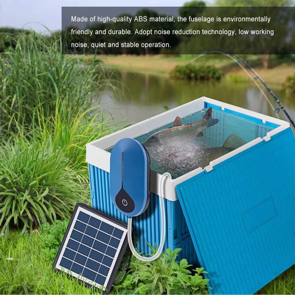 

Fish Tank Air Pump with Air Stone Dry Fishing Oxygenation Air-Compressor