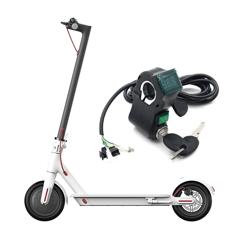 Электронный велосипед ключ зажигания большой палец дроссельная заслонка