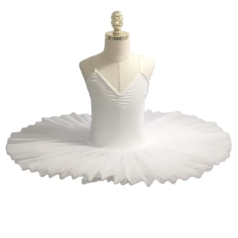Белая балетная юбка-пачка с лебедем и озером