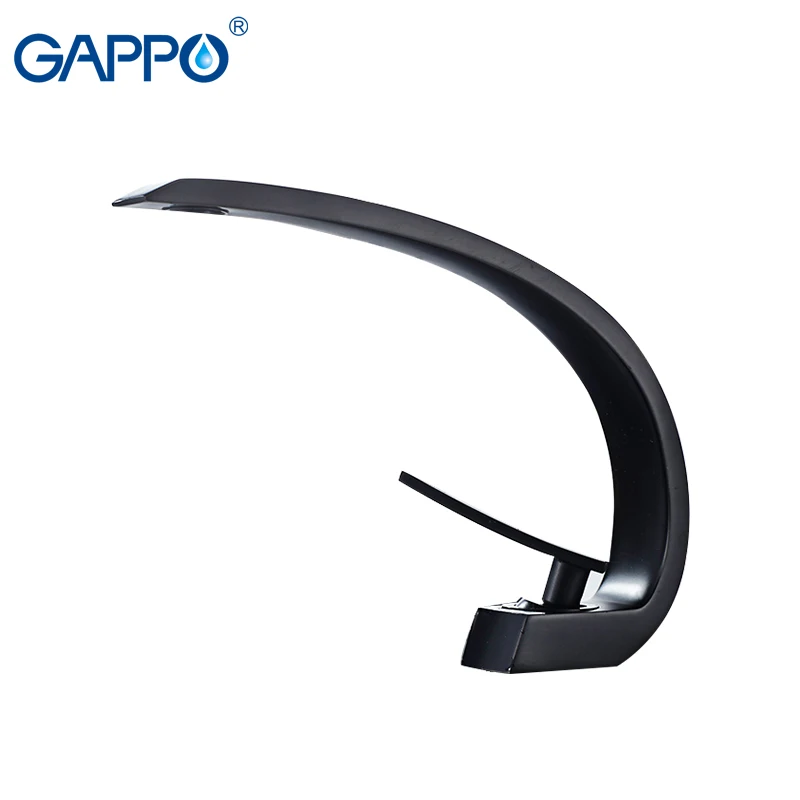 

GAPPO Black Basin Faucet Deck Mounted Bathroom Sink Faucet Hot and Cold Water Mixer Taps torneiras do banheiro