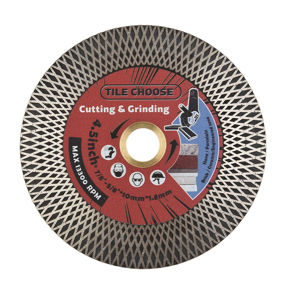 115mm Diamond Cutting Disc Tile Ceramic Marble Dry Cutting And Grinding Circular Saw Blade Power Rotory Tool Accessories