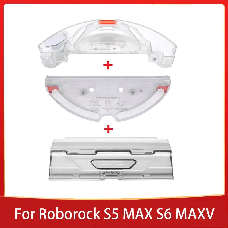 

For Roborock S5 Max S6 MaxV S6 PURE T7 Robot Vacuum Cleaner Accessories Water Tank Dust Box Mop Rack Mop Cloth Replacement Parts