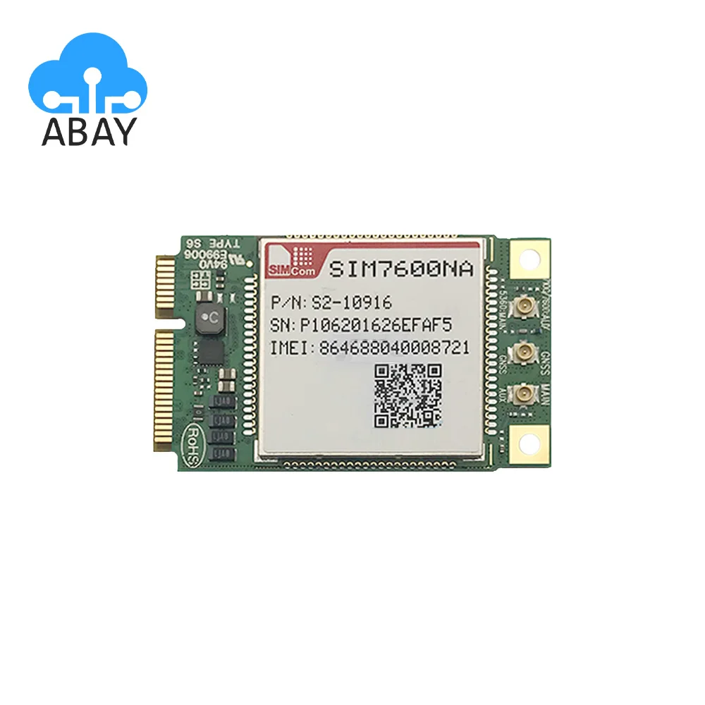 

SIMCOM SIM7600NA s2-109KP MINI PCIE4G LTE CAt1 module LTE-FDD B2/B4/B5/B12/B13/B14/B25/B26/B66/B71 LTE-TDD B41 SIM7600NA -PCIE