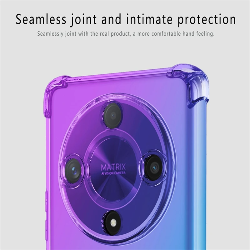 Противоударный чехол из ТПУ с градиентной подушкой безопасности для Honor Magic 6 Lite 5 4