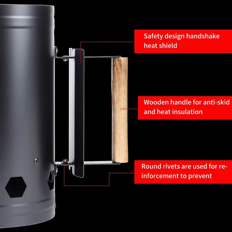 Инструменты для барбекю быстрая точка уголь бочки зажигания угольная плита