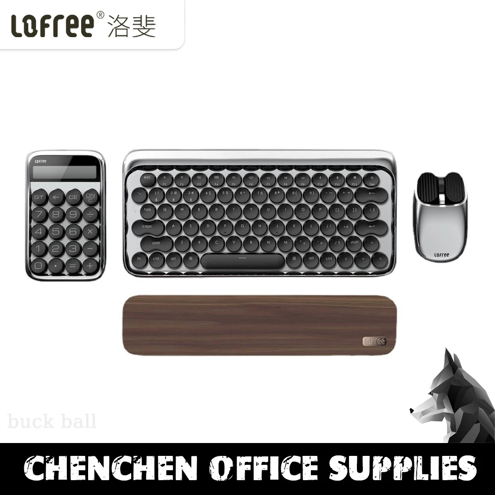 

Lofree Dot Wireless Mechanical Keyboard Set 5pc Brown Switch With Bluetooth Mouse Digit Mechanical Calculator Birthday Gift