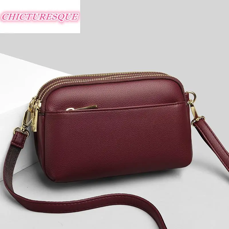 

2021Woman Crossbody Bags High Quality Leather Handbags Luxury Bag Designer Famous Brand Shoulder Messenger Bags For Women Sac