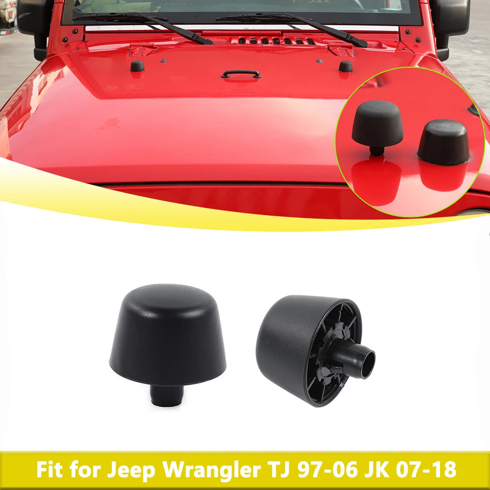 Резиновый ограничитель удара капота для Jeep Wrangler JK 2007-2017 TJ 1997-2006 сменная задняя