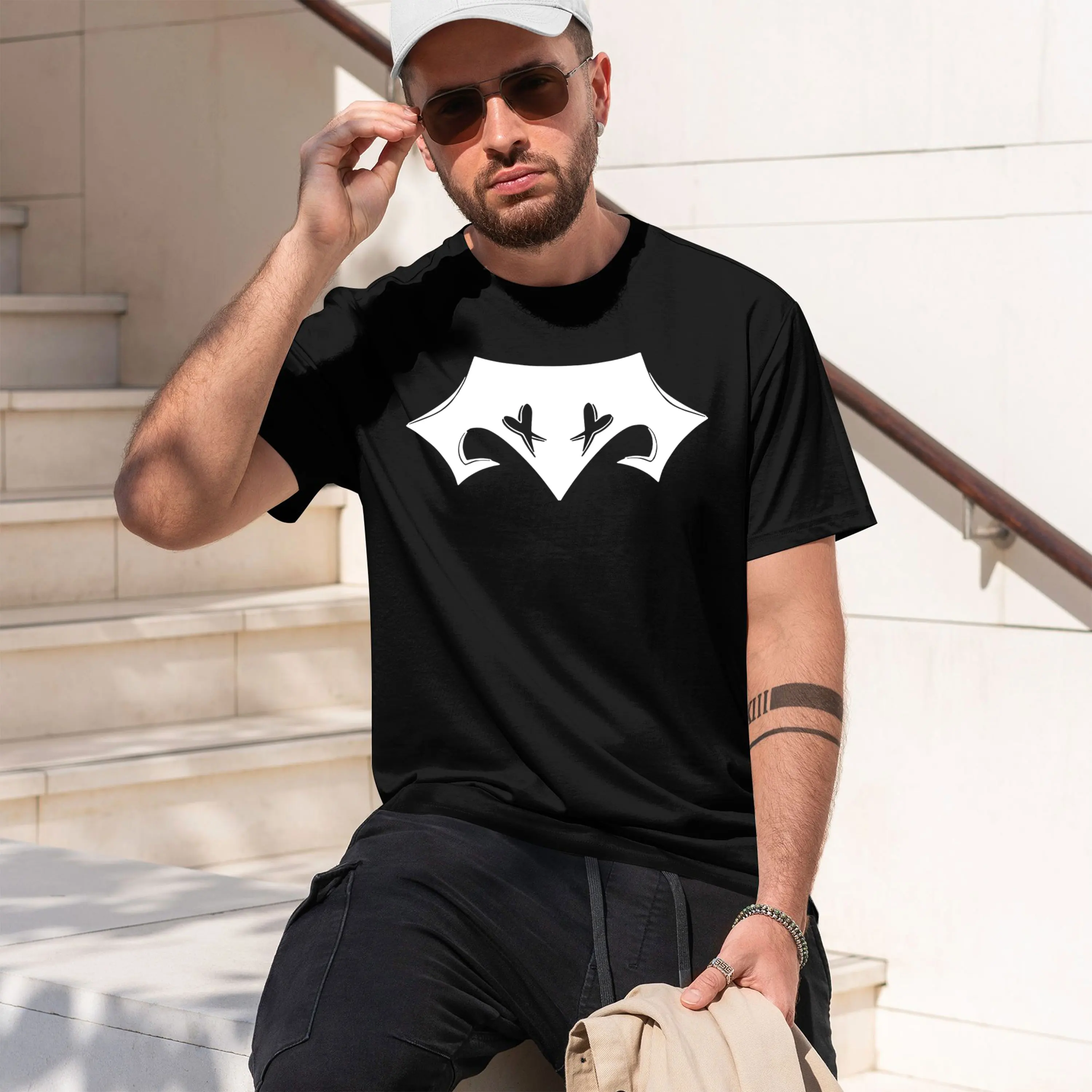 Фото Футболка с коротким рукавом и круглым вырезом Pierce of Battle Snapback с логотипом в виде биты, повседневная, модель 2026 года, мужская, классическая, повседневная, размер M №1