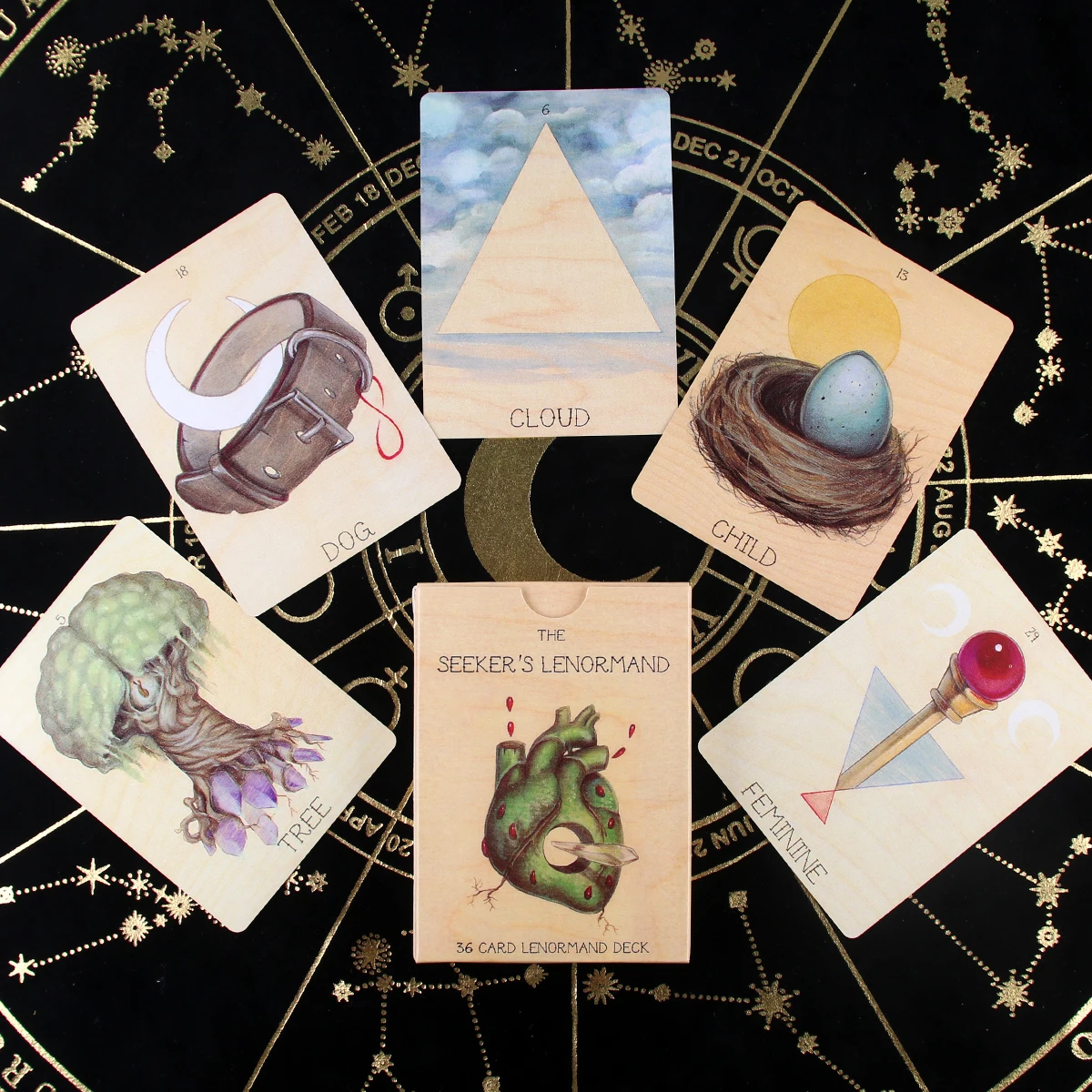 

Новые высококачественные настольные игры The Seeker's Lenormand для судьбы, гадания, вечеринок, развлечений, карточных игр