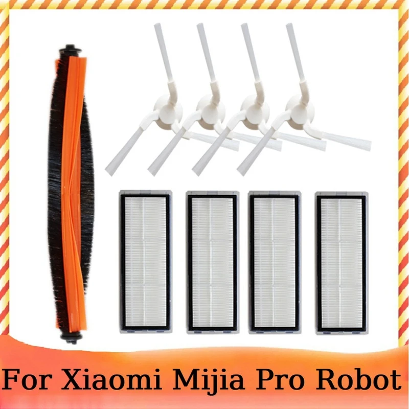 

Replacement Accessories Kit For Xiaomi Mijia Pro Robot Vacuum Cleaner Parts Washable HEPA Filter Main Side Brush