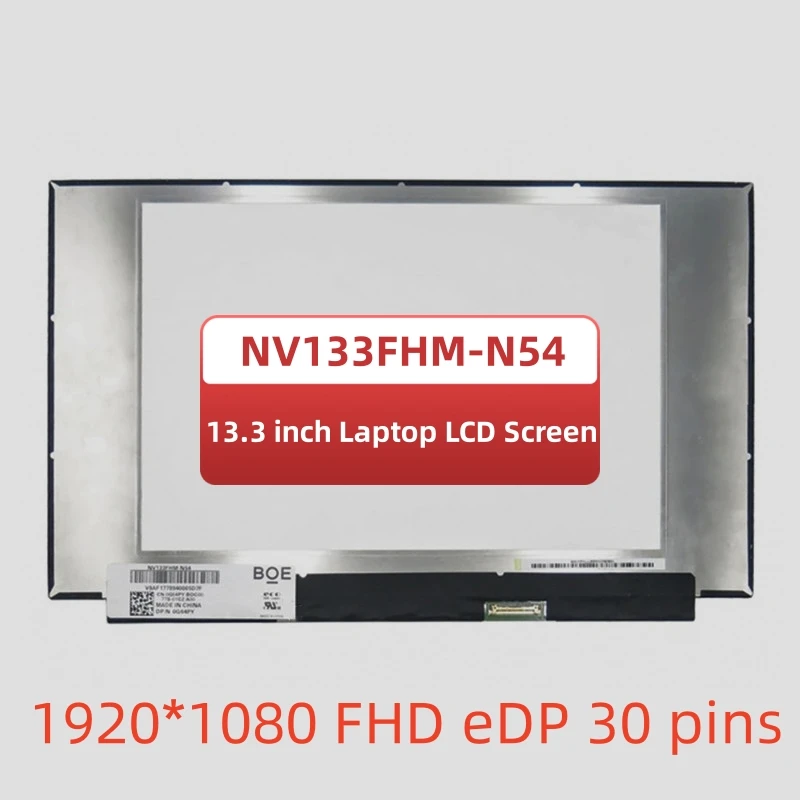 

13.3 Inch Slim Full HD LCD Screen Matrix NV133FHM N52 N5A N6A N54 N61 N62 LP133WF4-SPB2 M133NWF4 R0 R3 N133HCE-GP1 Display