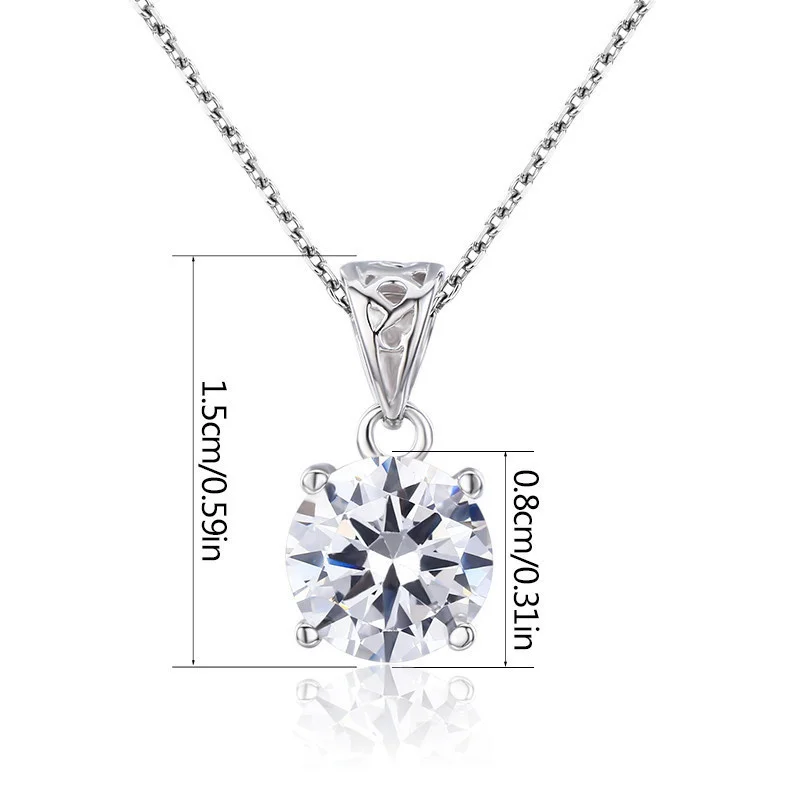 Кулон из серебра 925 пробы с фианитами | Украшения и аксессуары