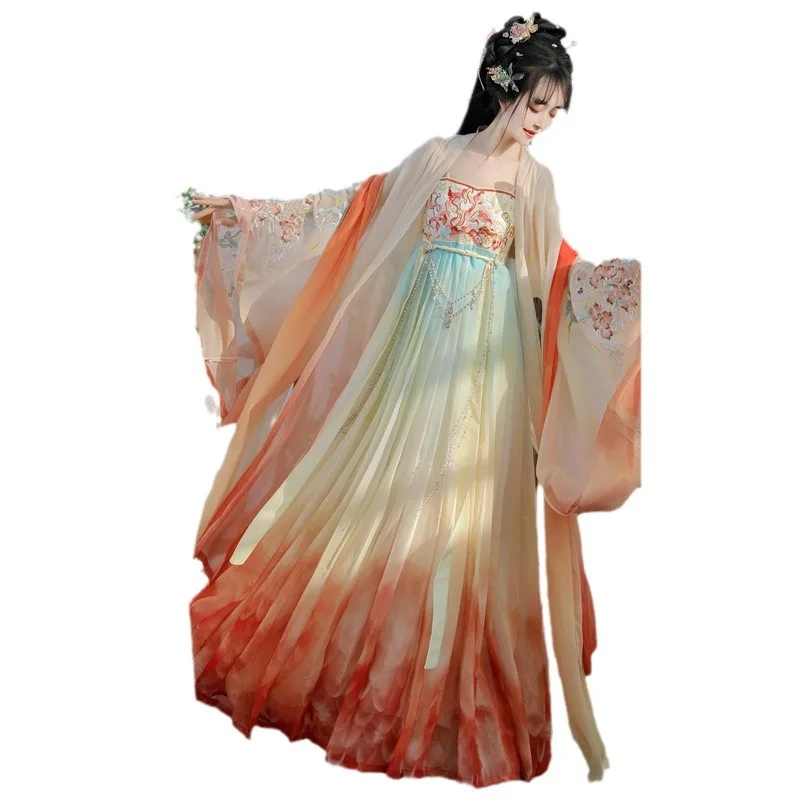 YF81 Hanfu женская оригинальная цельная юбка Chebule на груди супер фея тяжелая