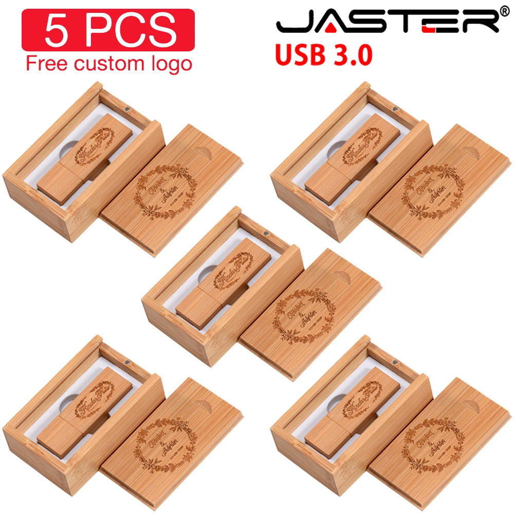 Usb Flash Drive Usb 3.0 Free Custom Logo Pen Drive 128gb 64gb 32gb Memory Stick Photography Wedding Gifts
