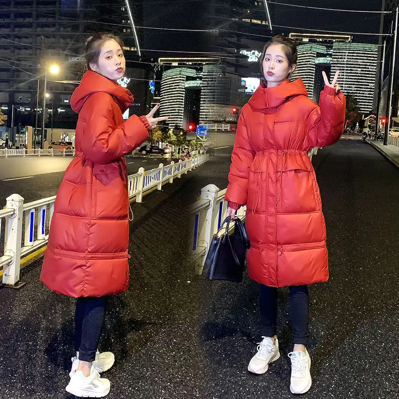 New Oversize Winter Women's Jackets Parkas Super Hot Hooded Cotton Jacket Bread Coat High-quality Brand Free Shipping