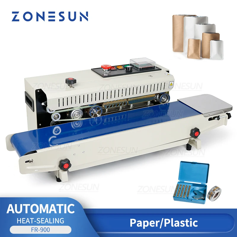 ZONESUN FR-900 автоматический непрерывный герметизирующий станок для пластиковых