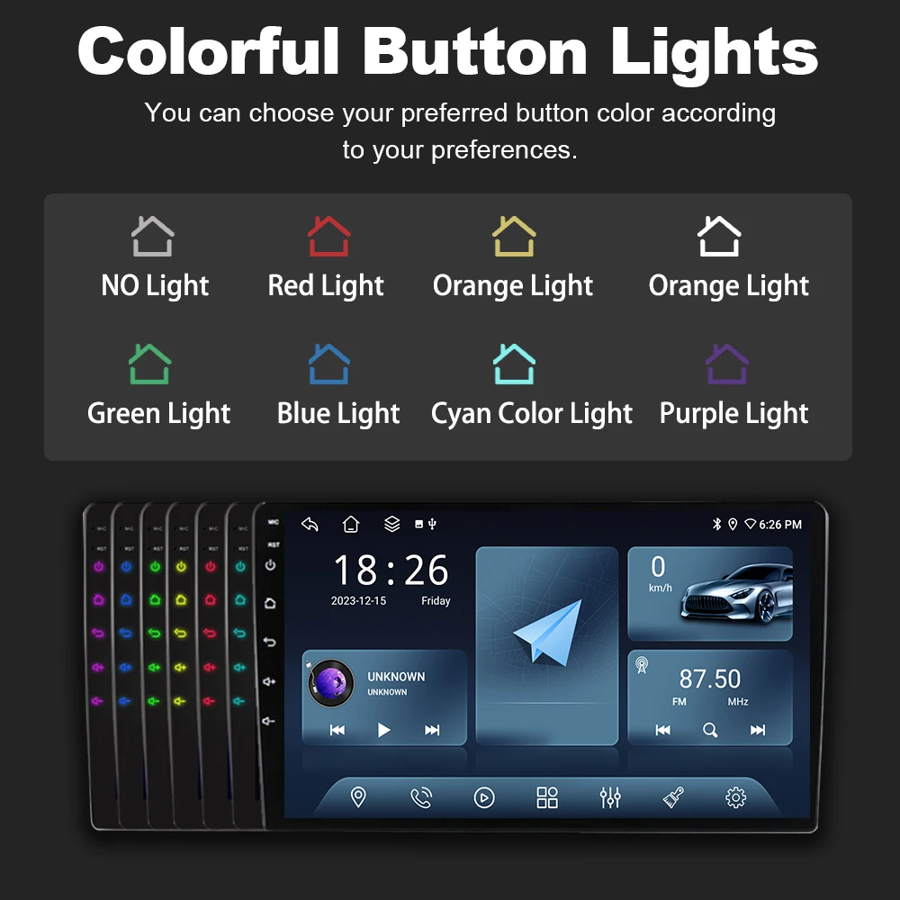 Hyundai Solaris 2 II 2020-2021 9 Футов Автомобильный Мультимедийный Радиоприемник Видеоплеер