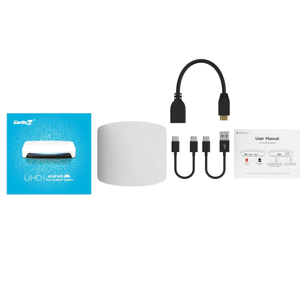 Carlinkit UHD TV приставка Android 13 0 Qualcomm 8-ядерный беспроводной CarPlay и Авто адаптер