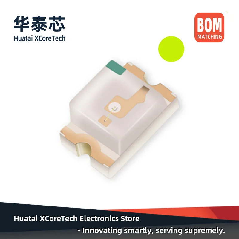 100 шт. SMD (LED) 0805(2012) красный желтый оранжевый синий белый фиолетовый (Chartreuse)