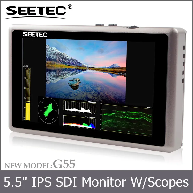 5 5-дюймовый IPS 1920x1080 Full HD экран камеры HDMI 3G-SDI вход на батарейках видео небольшой