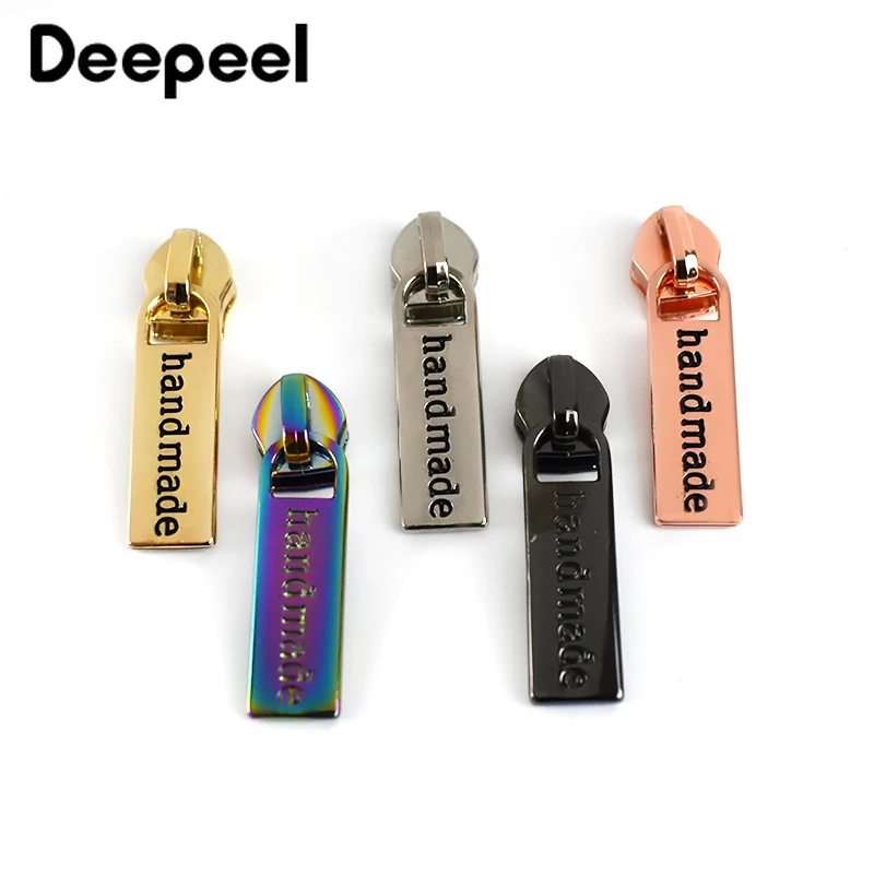 

5/10/20 шт. Deepeel слайдеры на молнии ручной работы для 5 # нейлоновых молний молнии головка на молнии Съемник сумки ремонтные комплекты DIY Швейные ...