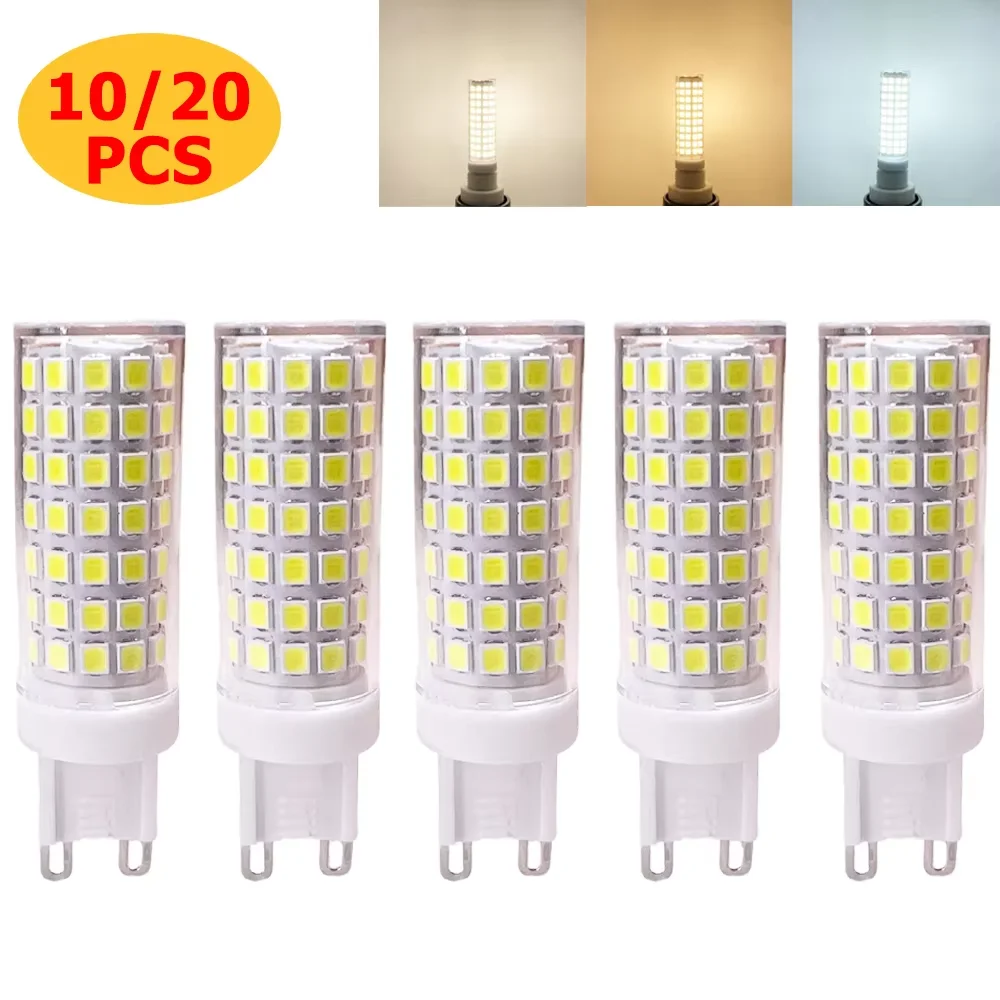 Мини-светодиодные Лампы G9 7 Вт-18 Вт Ультра Яркие 2835SMD Белая Керамика 360 ° Комнатное