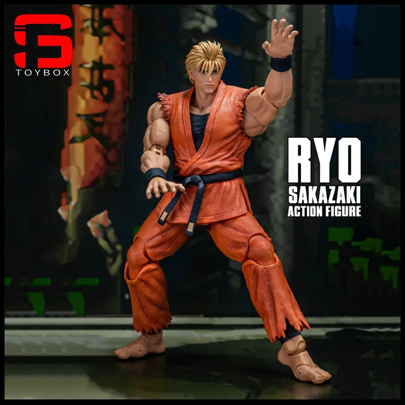 Экшн-фигурка 2024 Q3 игрушки от Storm SKKF09 1/12 Ryo Sakazaki с 3 сменными головками 6 дюймов