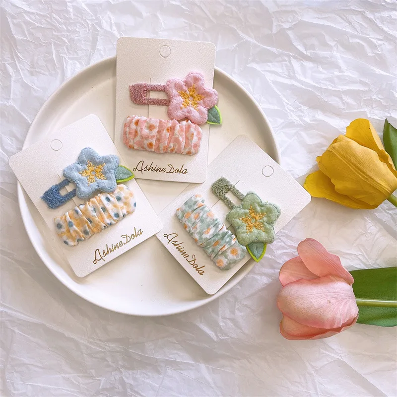 

2 шт./комплект, детские заколки для волос в стиле бохо