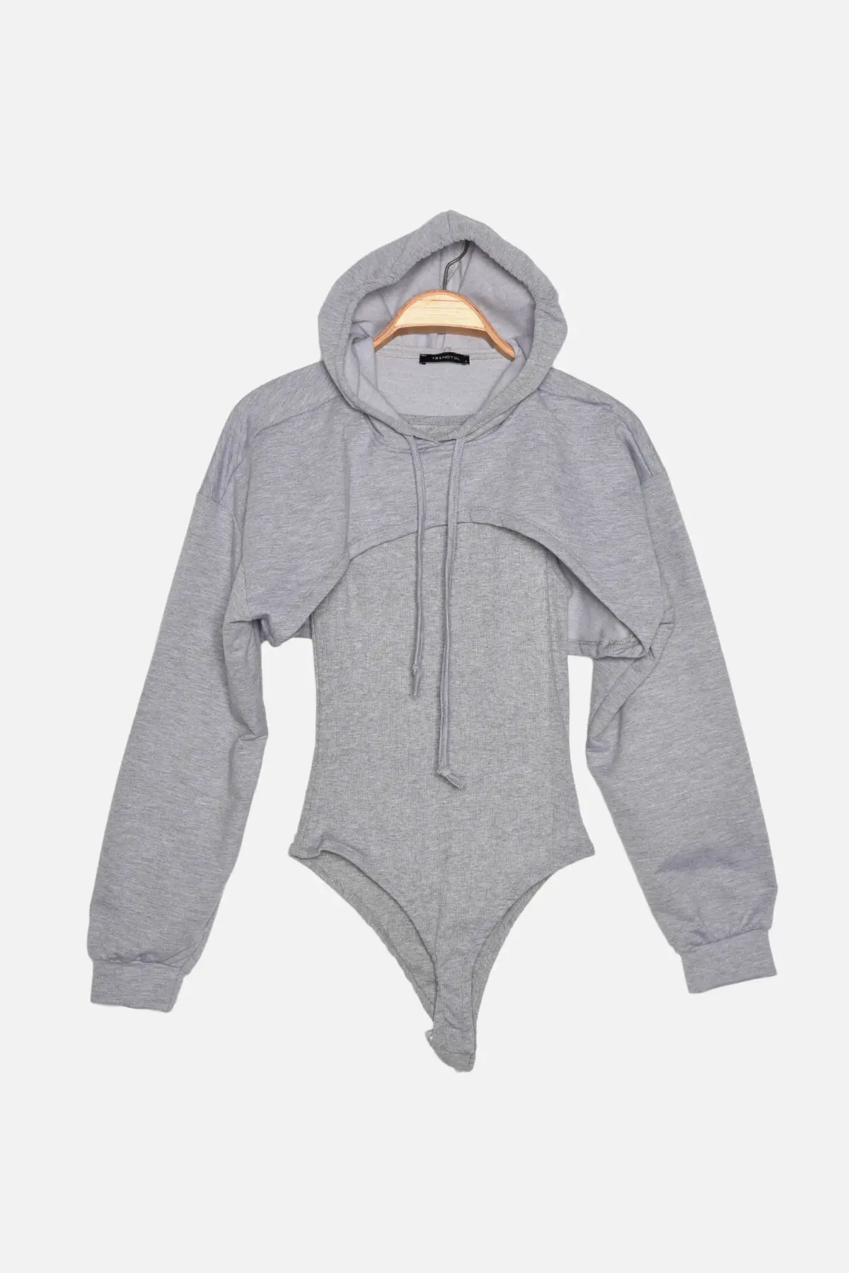 

Trendyol Hooded Sweatshirt Detailed Knitting Body TWOAW22BD0091