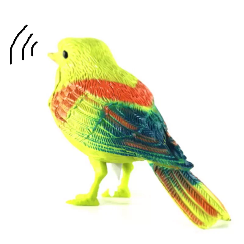 Control Music Bird Toy Simulation Cute Sing Song Bird Toy Doll 2017 Funny Electronic Pet Cage Decoration Toys Morning Bird