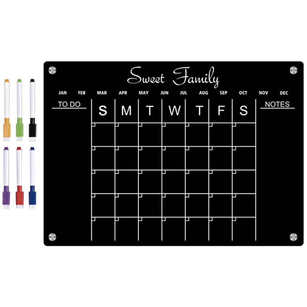 

Стилус холодильника, расписание, прозрачный ежедневник, ежедневник, мультяшный рисунок