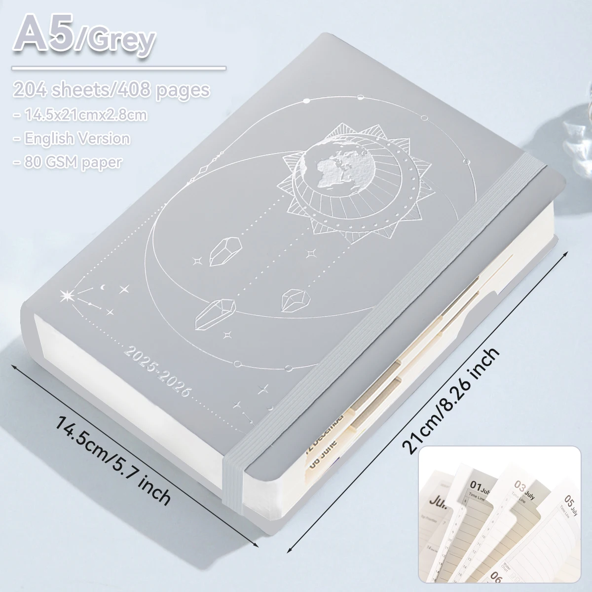 

Dot Ding H352-N008-25-26-EN Блокнот 2025-2026