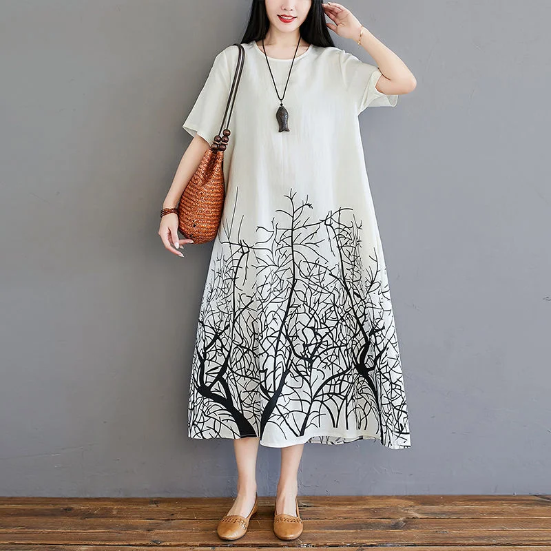 

Dresses For Women 2022 White Dress Vestido Long Robe Femme Summer Casual Dress Short Sleeve Maxi Dresses Beach Office Lady Wear