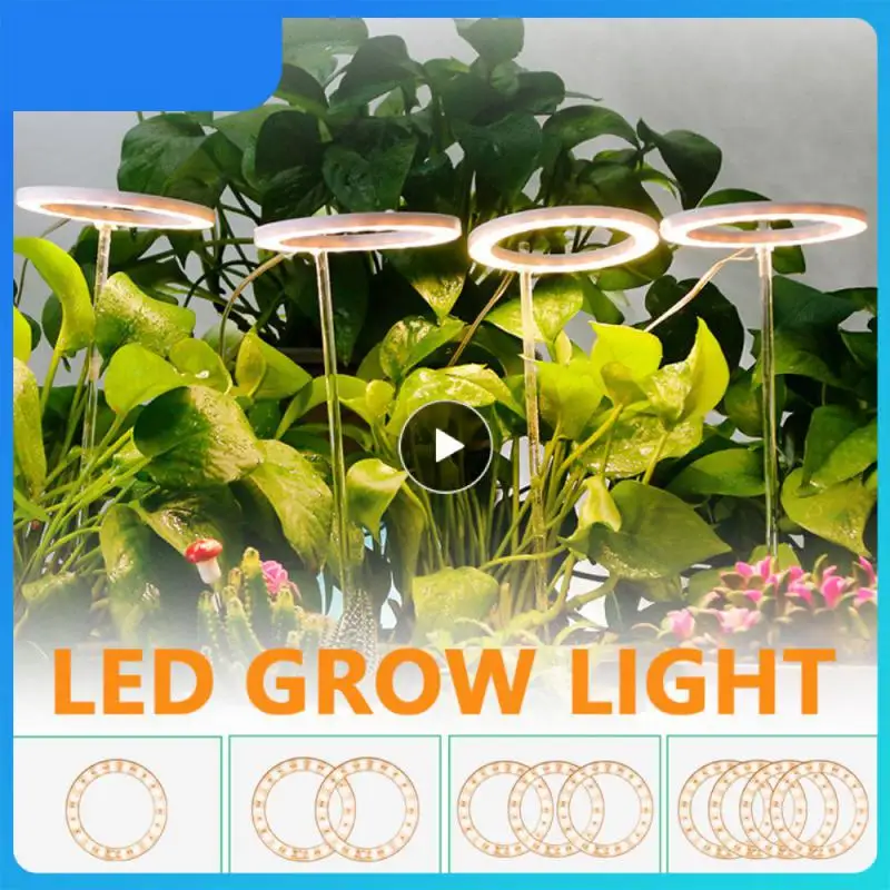 

Usb Charging Seedlings Nursery Lamps Growth Light Angel Ring Waterproof Growing Lamps Plant Lamp Led Grow Light Full Spectrum