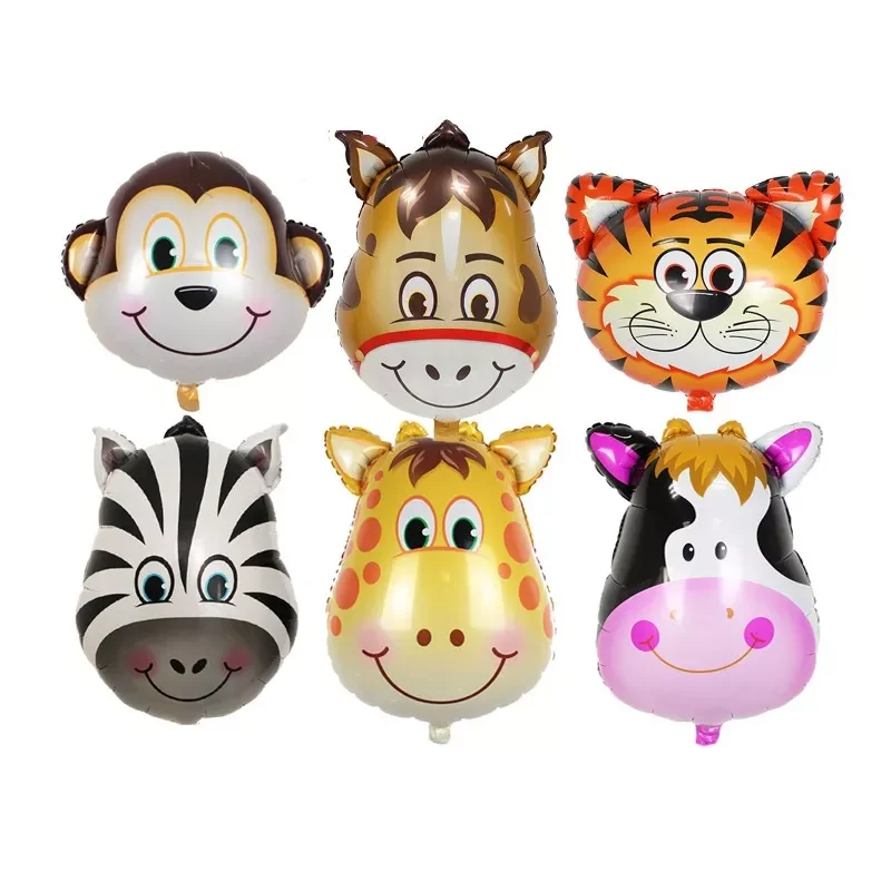 

Big Cartoon Animal Hedgehog Raccoon squirrel Balloons Forest party birthday decoration Baby Shower Jungle Toy Globos