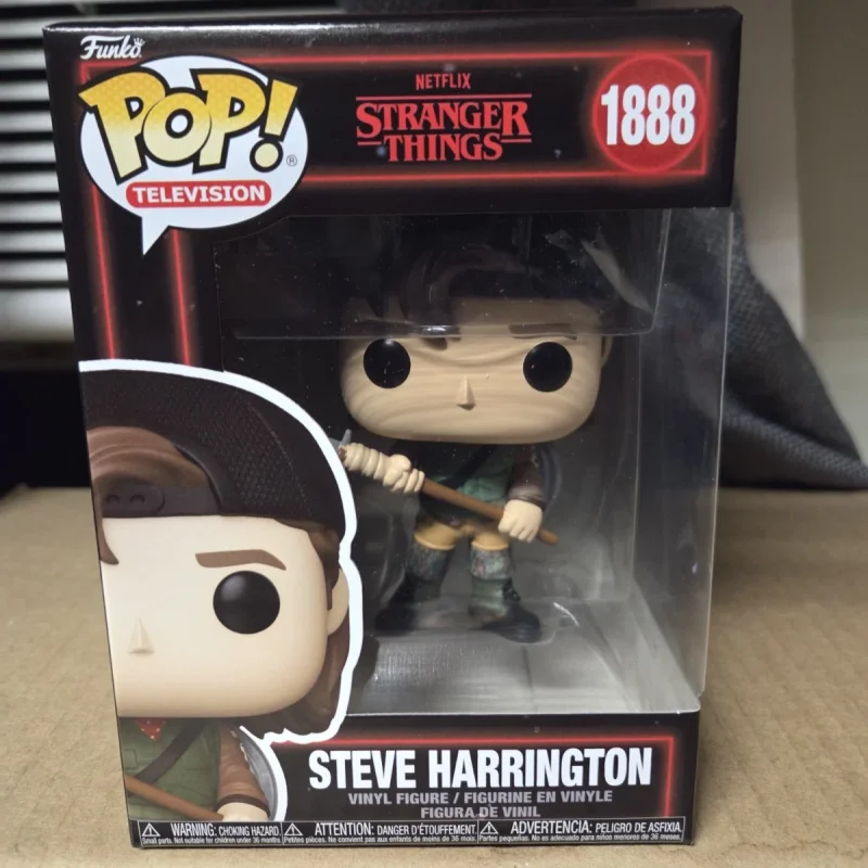 Фото Оригинальная фигурка Funko Pop Stranger Things Стив Харрингтон # 1888 Дастин Хендерсон # Виниловая фигурка 1887, лимитированная серия, коллекционные игрушки, подарок №4