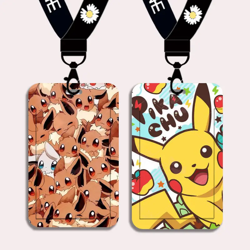 20 видов стилей Pokemon Pikachu Eevee Bulbasaur Ash Ketchum держатель для карт мультяшный чармандер