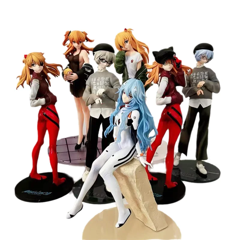 

Аниме NEON GENESIS «Евангелион» фигурка GK Asuka Langley Soryu Ayanami King экшн-фигурка игрушки для детей подарок Коллекционная модель куклы
