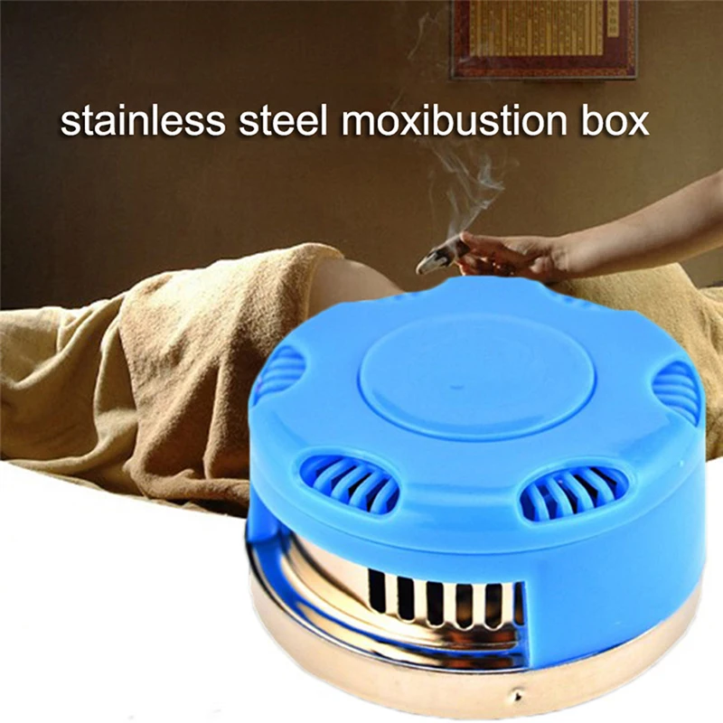 

Moxibustion Box Smokeless Moxa Sticks Box Pure Copper Moxa Burner Moxa Massage Box Chinese Medical Acupuncture Points Massage