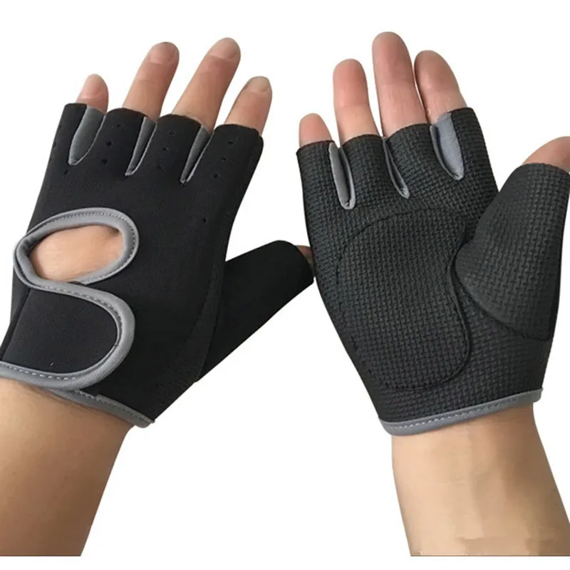 

1 Pairs Weightlifting Training Gloves for Men Women Fitness Sports Body Building Gymnastics Gym Hand Wrist Palm Protector Gloves