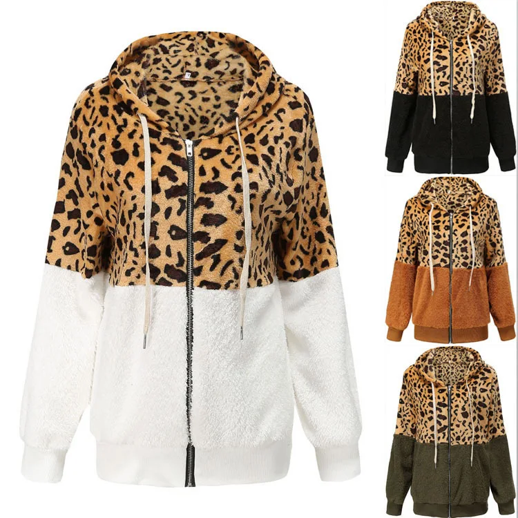 

2023 Autumn and Winter New Line Coat with Thick Plush Sweater Hooded Top