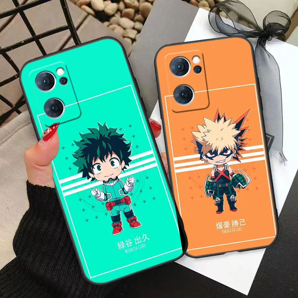 

Cute Cartoon My Hero Academia Case For Oppo Realme C25 C21 C21Y C20 C12 C11 C3 C2 C1 XT GT GT2 X50 2020 2021 Pro Master 5G Cover