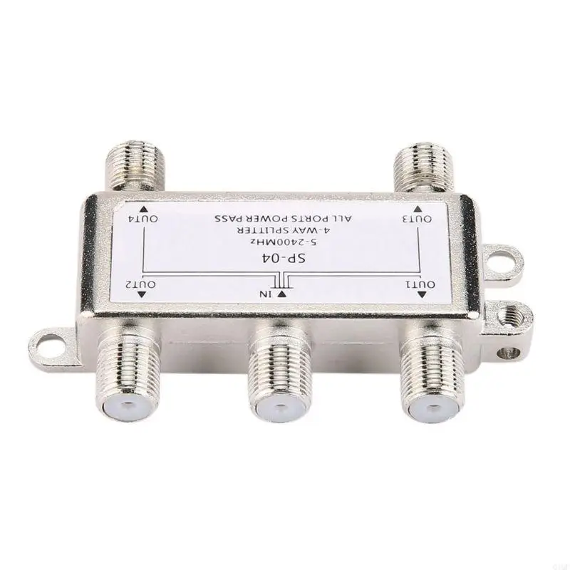 Антенна Q1QF 5-2400 МГц 4 способа для Digital Coax Splitter 4-канальный спутник/антенна t